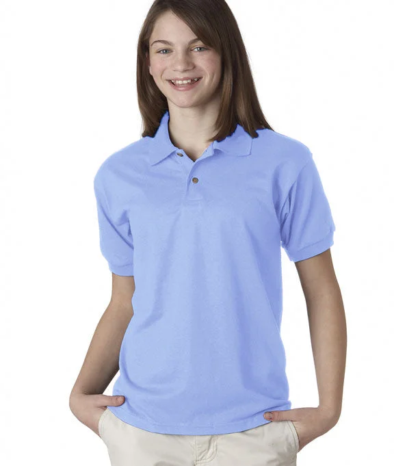 8800B - Gildan DryBlend® Youth Jersey Polo Shirt | Light Blue