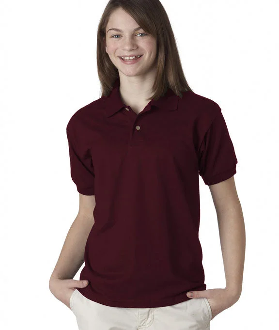 8800B - Gildan DryBlend® Youth Jersey Polo Shirt | Maroon