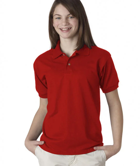 8800B - Gildan DryBlend® Youth Jersey Polo Shirt | Red