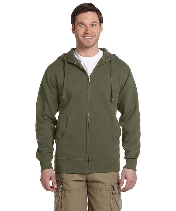 EC5650 - Econscious Mens Organic/Recycled Full-Zip Hooded Sweatshirt | Jungle