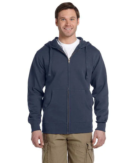 EC5650 - Econscious Mens Organic/Recycled Full-Zip Hooded Sweatshirt | Pacific