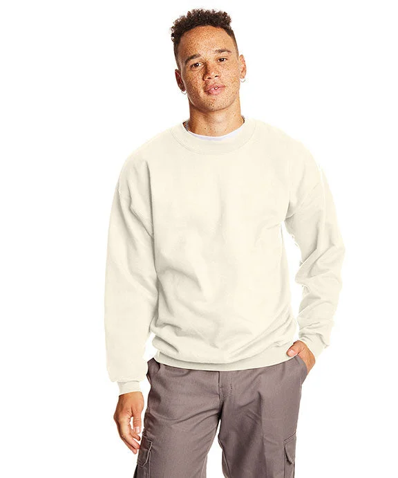 F260 - Hanes Adult Ultimate Cotton® Crewneck Sweatshirt | Natural