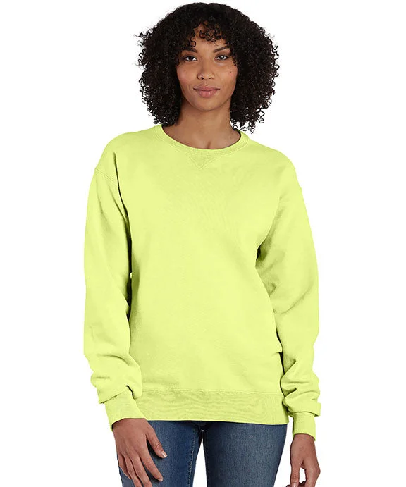 GDH400 - ComfortWash by Hanes Unisex Crew Sweatshirt | Chic Lime