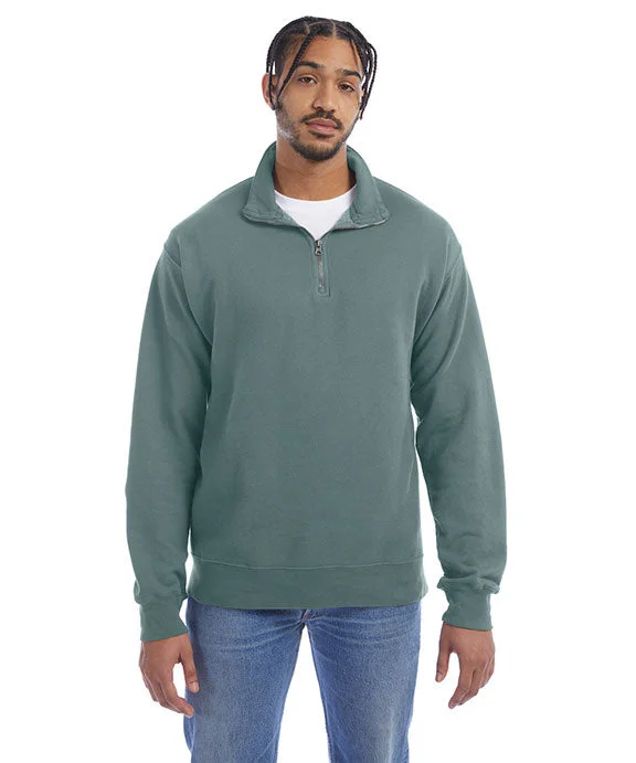 GDH425 - ComfortWash by Hanes Unisex Quarter-Zip Sweatshirt | Cypress