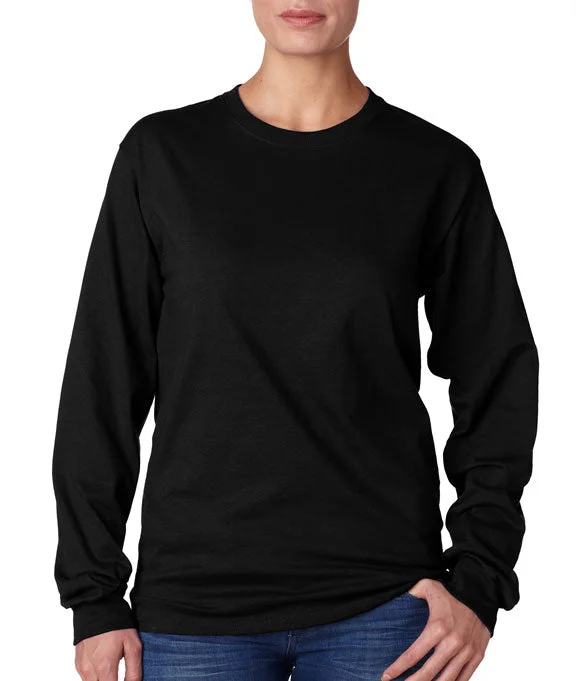 5586 - Hanes Adult Authentic-T Long-Sleeve T-Shirt | Black