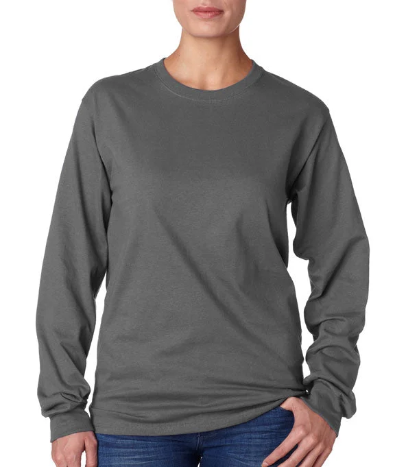 5586 - Hanes Adult Authentic-T Long-Sleeve T-Shirt | Smoke Grey