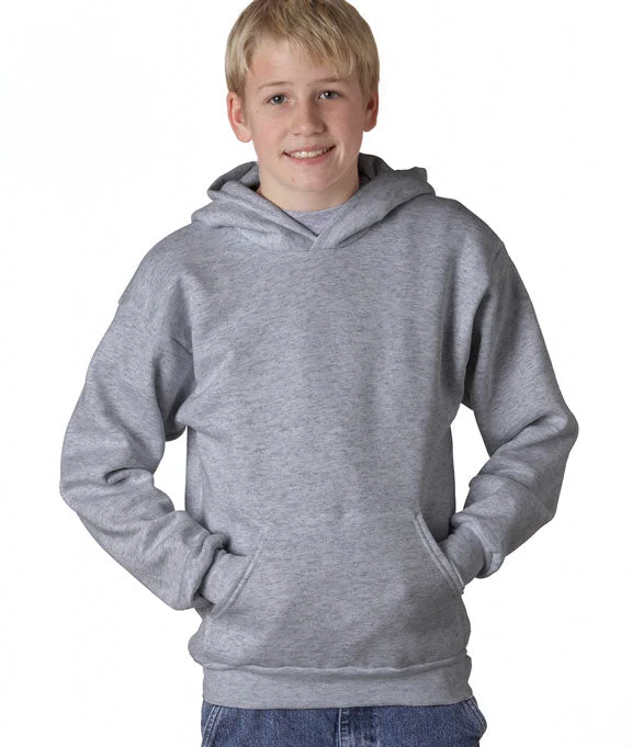 P470 - Hanes Youth ComfortBlend® EcoSmart® Hooded Pullover | Light Steel