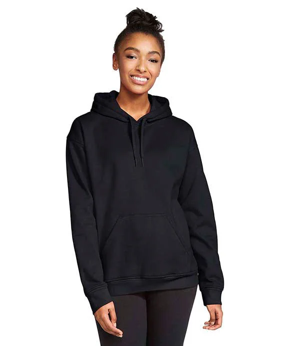 SF500 - Gildan Adult Softstyle® Fleece Pullover Hooded Sweatshirt | Black