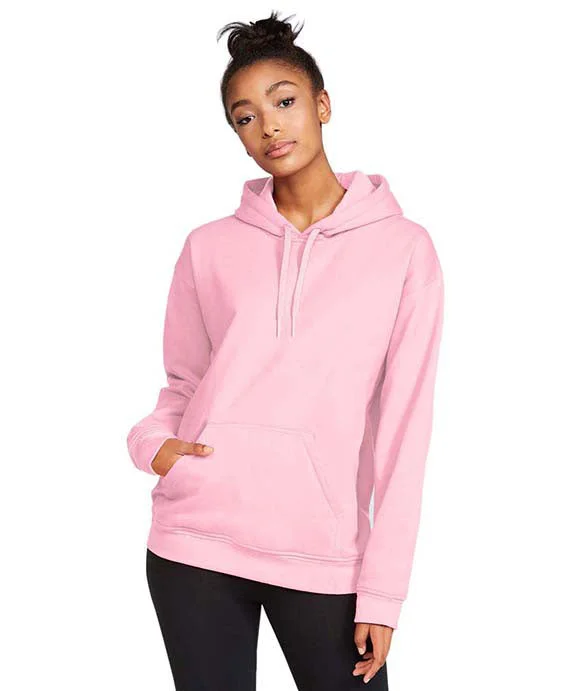 SF500 - Gildan Adult Softstyle® Fleece Pullover Hooded Sweatshirt | Light Pink